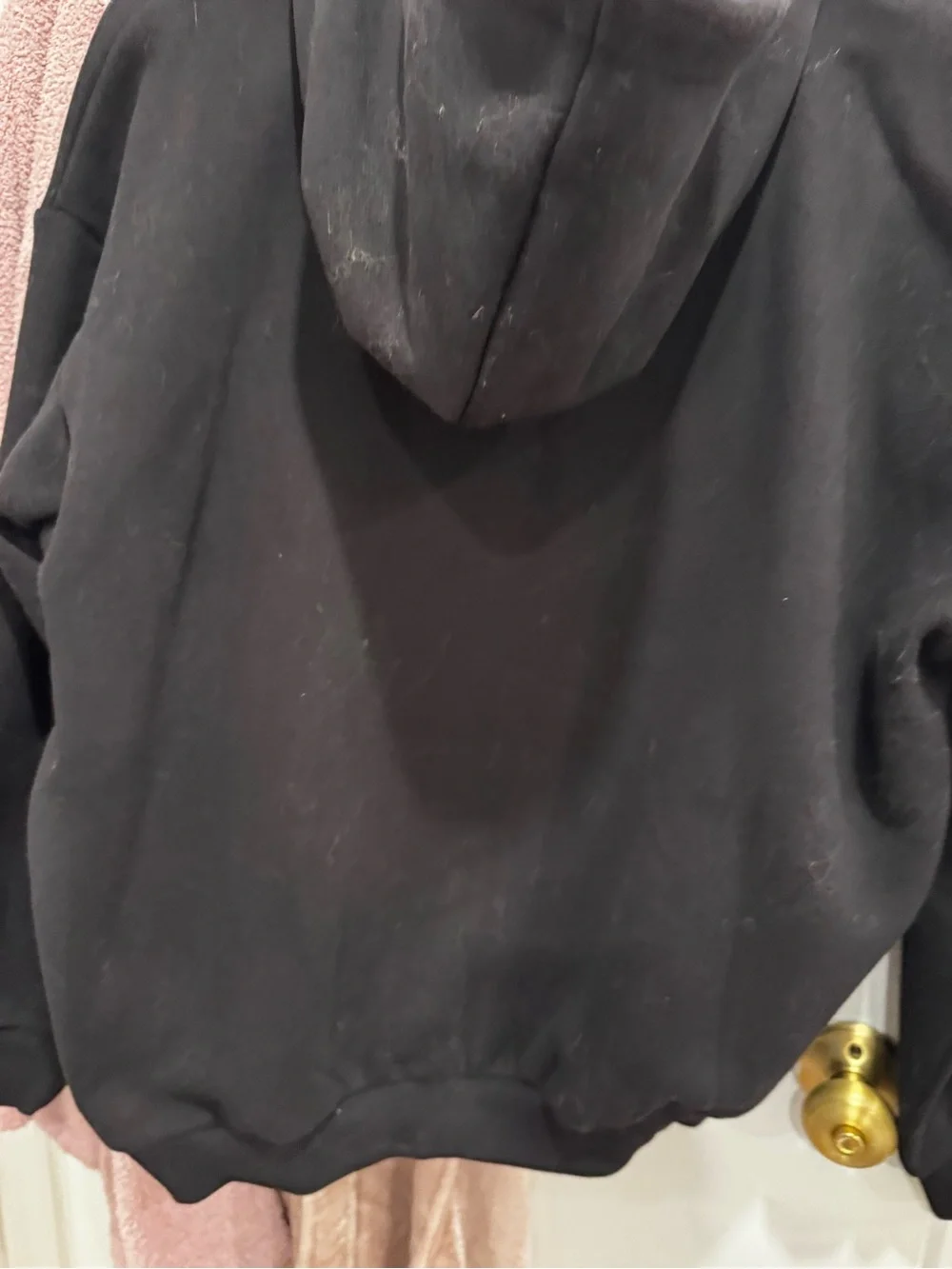 Comfort kids Black Zip-Up Hoodie Sweater